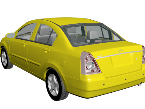 Chery Fora 2011 3Dモデル
