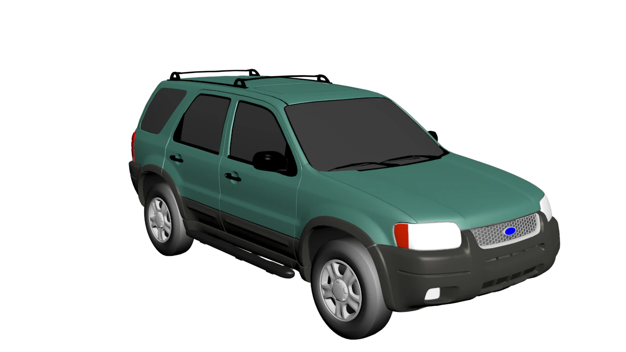 XLT'den Ka&ccedil;ış 2001 3D Model .c4d .max .obj .3ds .fbx .stl .blend 