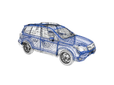 Subaru Forester XT 2014 3D Model