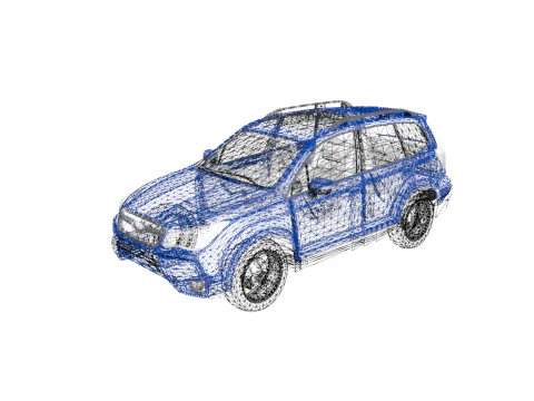 Subaru Forester XT 2014 3D Model