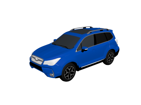 Subaru Forester XT 2014 3D 모델