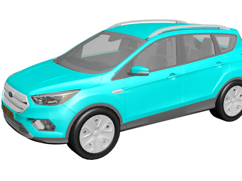 Kuga 2017 3D Model