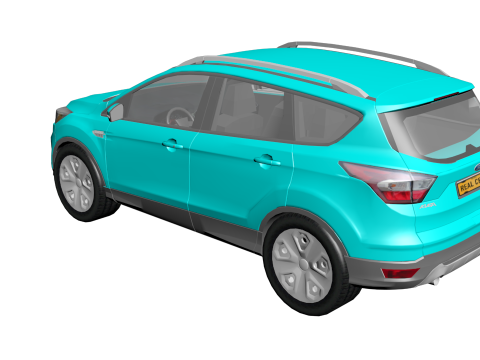 Kuga 2017 3D Model