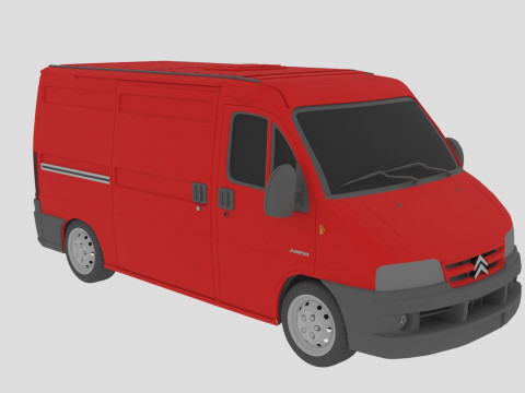 Citroen Jumper MK1 Cargo Van 3D Model