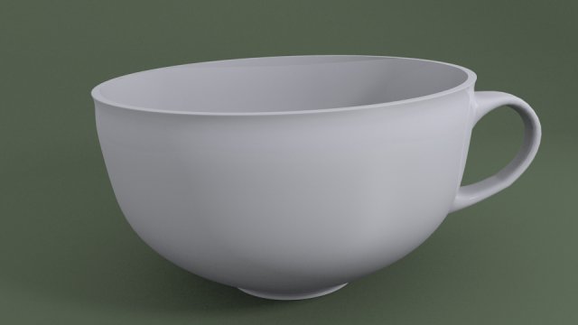 cooking cup 3D Model .c4d .max .obj .3ds .fbx .stl .blend 
