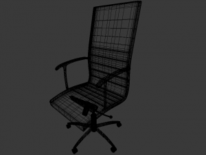 office chair 3D मॉडल
