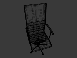 office chair 3D मॉडल