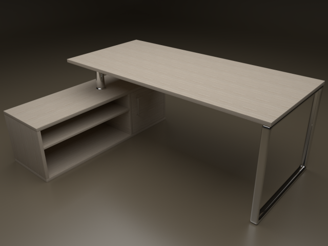 office desk Modèle 3D .c4d .max .obj .3ds .fbx .stl .blend 