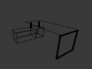 office desk Modèle 3D
