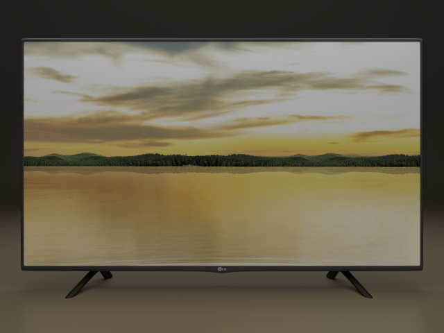 lg 42lf tv 3D-Modell .c4d .max .obj .3ds .fbx .stl .blend 