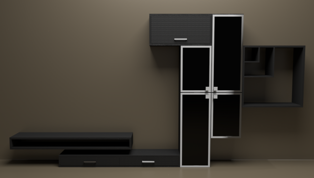 living room furniture Modèle 3D .c4d .max .obj .3ds .fbx .stl .blend 