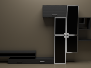 living room furniture 3Dモデル