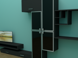 living room furniture Modèle 3D