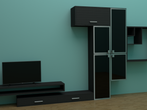 living room furniture Modèle 3D