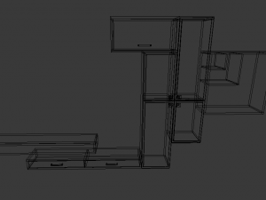 living room furniture Modèle 3D