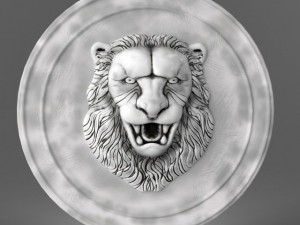 lion head sculpture 3Dモデル