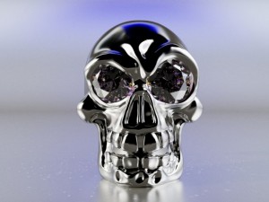 skull jewelry 3D Model