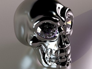 skull jewelry Modello 3D