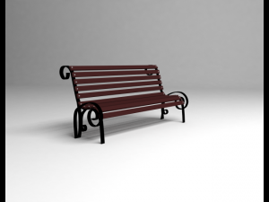 bench street Modelo 3D