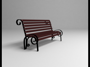bench street Modelo 3D