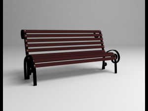 bench street Modelo 3D