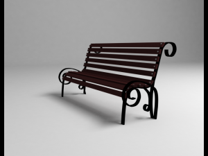 bench street Modelo 3D
