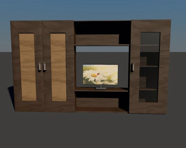 cupboard 3D Model .c4d .max .obj .3ds .fbx .stl .blend 