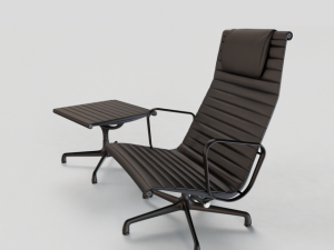eames aluminum group lounge chair 3D 模型
