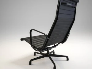 eames aluminum group lounge chair 3D Model