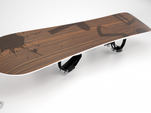 snowboard Model 3D
