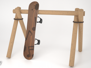 snowboard Model 3D
