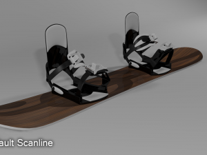 snowboard Model 3D