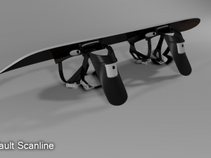 snowboard Model 3D