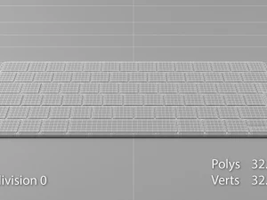 apple magic keyboard 3D Model
