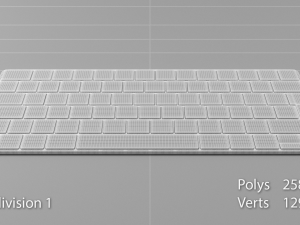 apple magic keyboard Model 3D