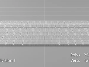 apple magic keyboard 3D Model