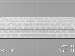apple magic keyboard Model 3D