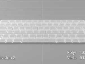 apple magic keyboard 3D Model