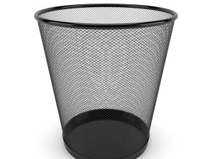 metal trash can 3D Model