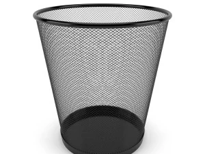 metal trash can 3D Model