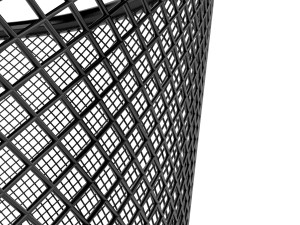 metal trash can 3D Model