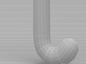 hockey stick grass 3D Model