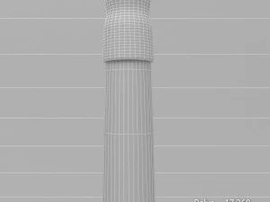 hockey stick grass 3D Model