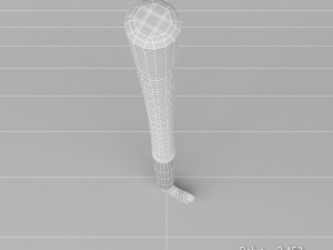 hockey stick grass 3D Модель