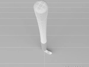 hockey stick grass 3D Model