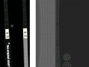 hockey stick grass 3D Модель
