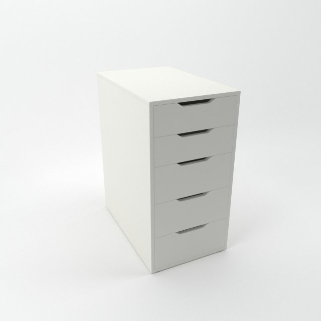 drawer Modello 3D .c4d .max .obj .3ds .fbx .stl .blend 
