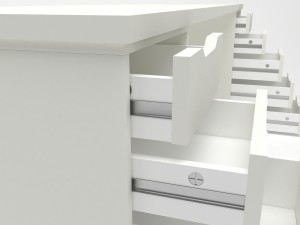 table with drawers Modèle 3D