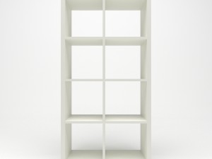 kallax shelving unit 3D मॉडल