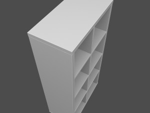 kallax shelving unit 3D मॉडल